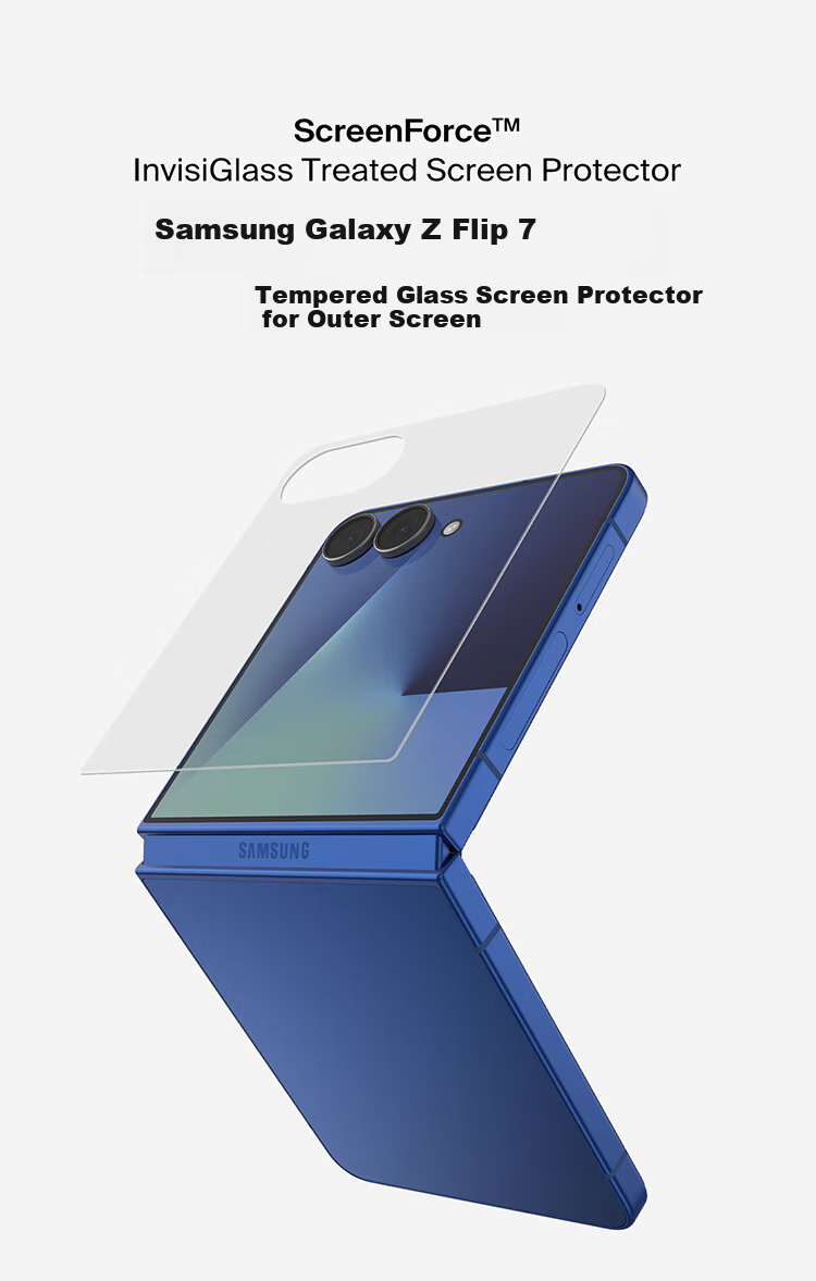 BELKIN Samsung Galaxy Z Fold8 Ultra Tempered Glass Screen Protector AR Anti-Glare Outer Screen Film Shockproof Scratch-Resistant 1