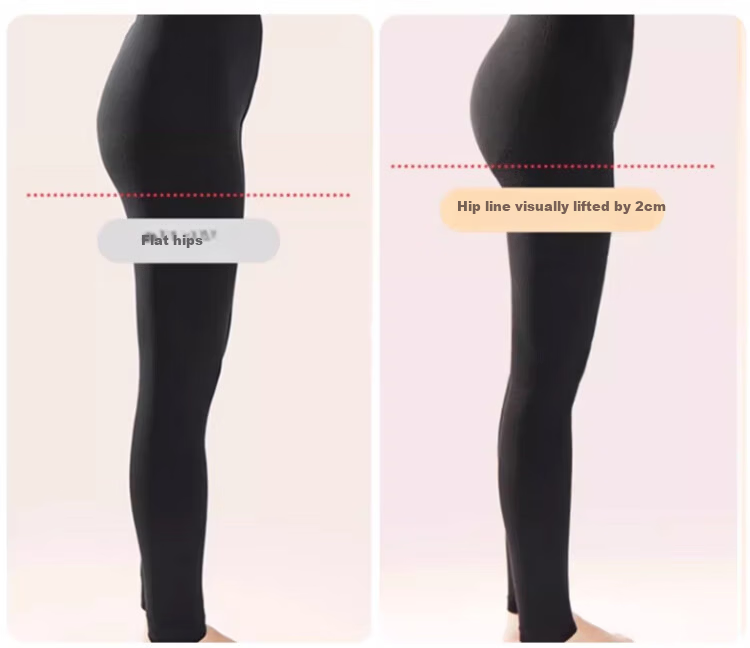 Caiyue Women's Thermal Shapewear Set High-Waist Hip-Lifting Slimming Body Shaping Base Layer Autumn Top and Bottom 12