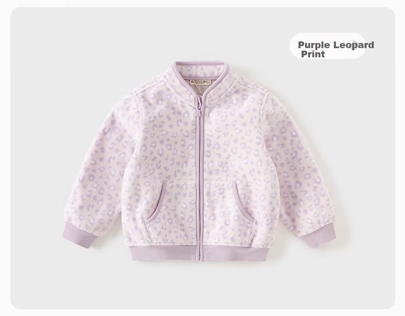DAVE & BELLA Girls' Fleece Jacket Hug Coat Spring Autumn Kids Baby Warm Winter Wear 20