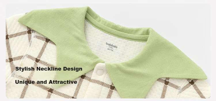 BALABALA Baby Newborn Unisex Cotton-Padded Romper 2025 Cute Bodysuit 208425133204 3