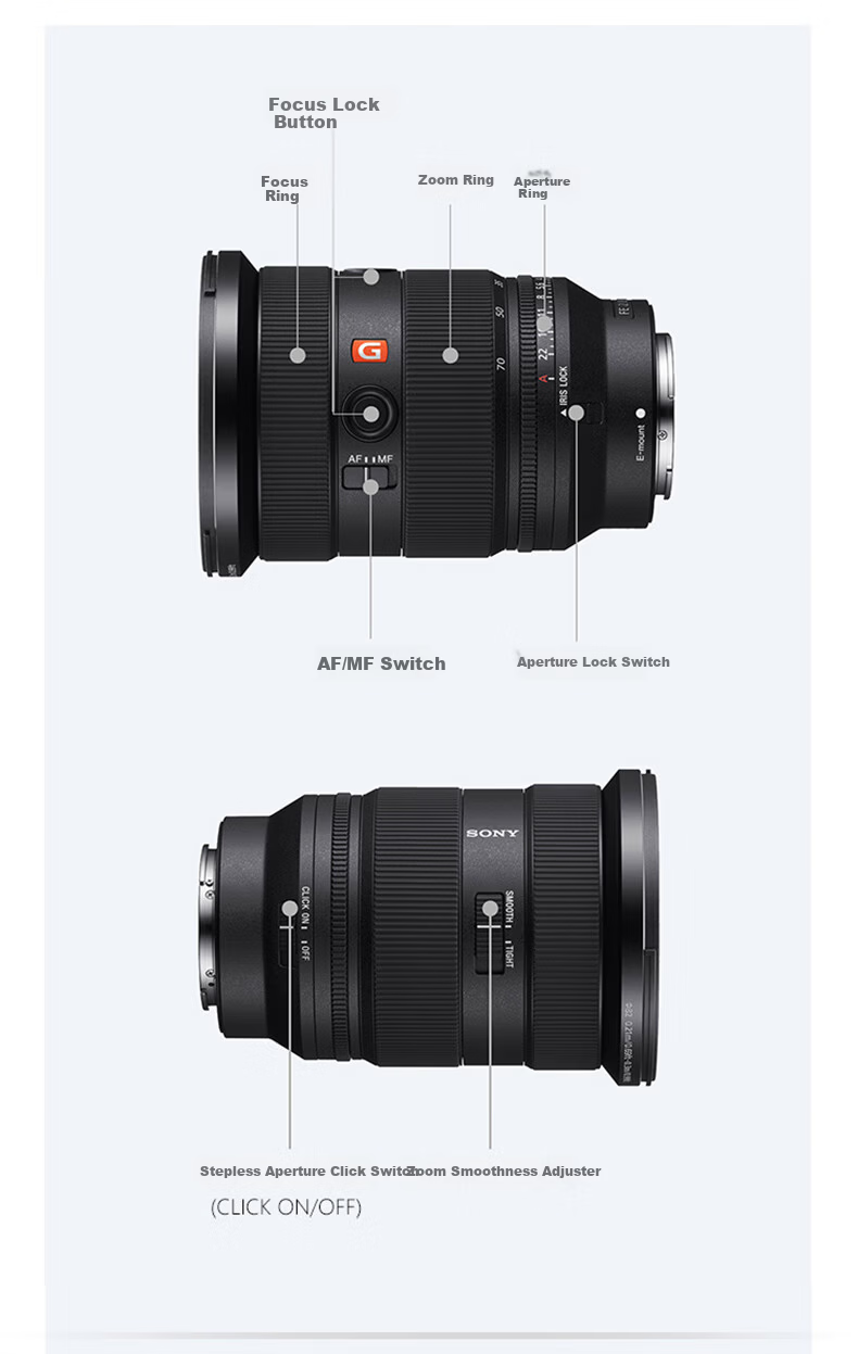 SONY FE 24-70mm F2.8 GM II Full-Frame Second Generation Standard Zoom G Master Mirrorless Camera Lens Basic Protection Kit (SEL2470GM2) 11