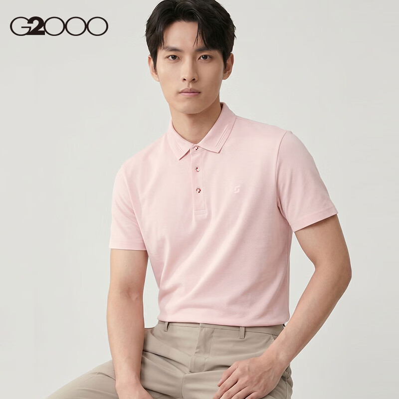 G2000 Men's 2026 Spring Summer Comfortable Short Sleeve Polo Shirt Multi-Color Cotton Pique Mall Edition