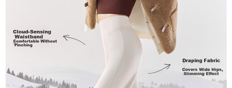 SIINSIIN Yang Mi Style 6.0Pro Straight-Leg Pants 2026 New Women's Fleece-Lined Slim Fit Sports Casual Pants for Spring and Autumn 9