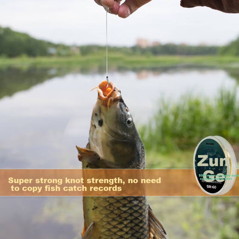 SIMAGO Ximando Fishing Line Main Line Sub Line Leisure Wild Fishing Japanese Imported Original Nylon Line Zunge 50m Main 0.6#