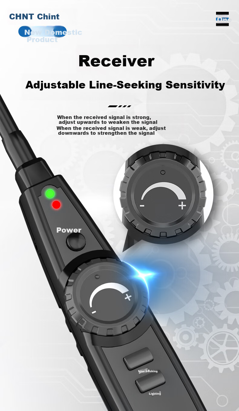 CHNT Cable Locator Electrician Network Cable Tester Wall Detector Underground Metal Detector Standard Kit 12