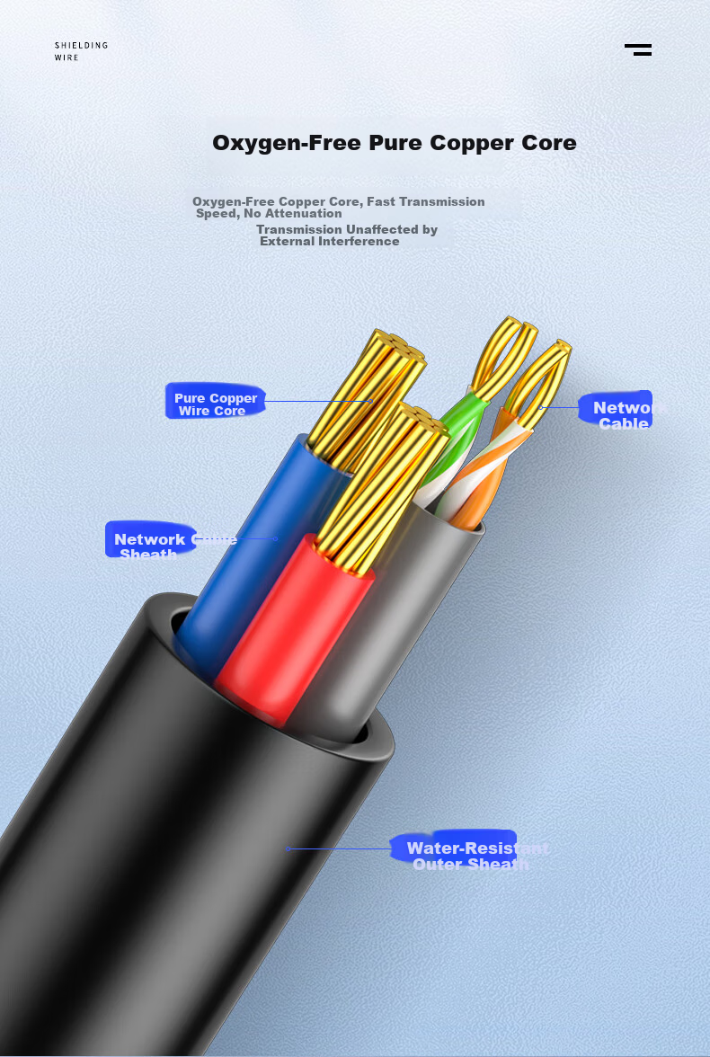 Guanghang Cat6 Network RJ45 Connectors 100pcs Unshielded 30U Gold-Plated Ethernet Cable Ends GH-63100 3