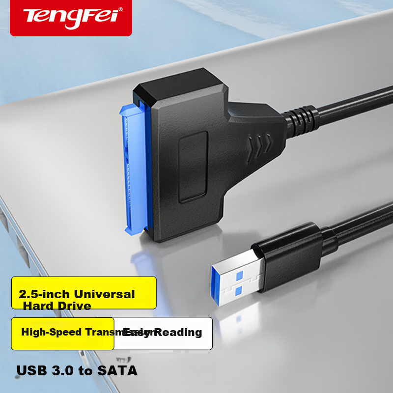 Tengfei USB 3.0 to SATA Converter Hard Drive Enclosure Adapter Cable Easy Drive 2.5 Inch SSD HDD Enclosure Adapter Laptop Hard Drive Dock