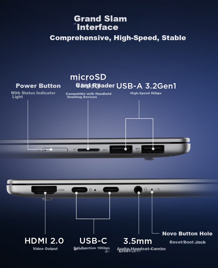 Lenovo Xiaoxin Pro16 Ultra Laptop AI Enhanced Core i3 3rd Gen Ultra7-356H 32GB 1TB 2.8K 120Hz OLED National Subsidy 18