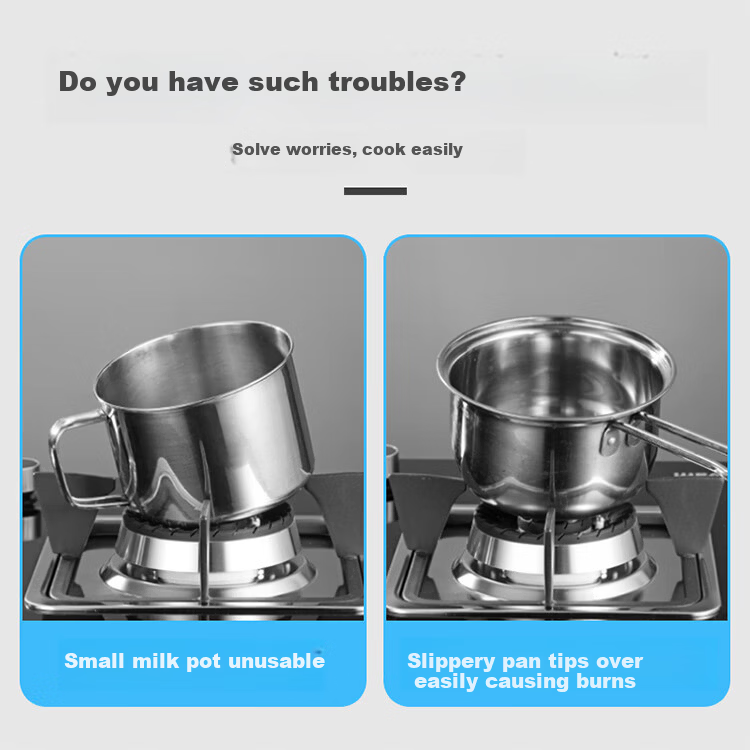 Shuangwei Compatible Siemens Gas Stove Milk Pot Holder Gas Stove Rack Kitchen Stove Non-Slip Pot Rack Gas Stove Support RZ-Stand 1