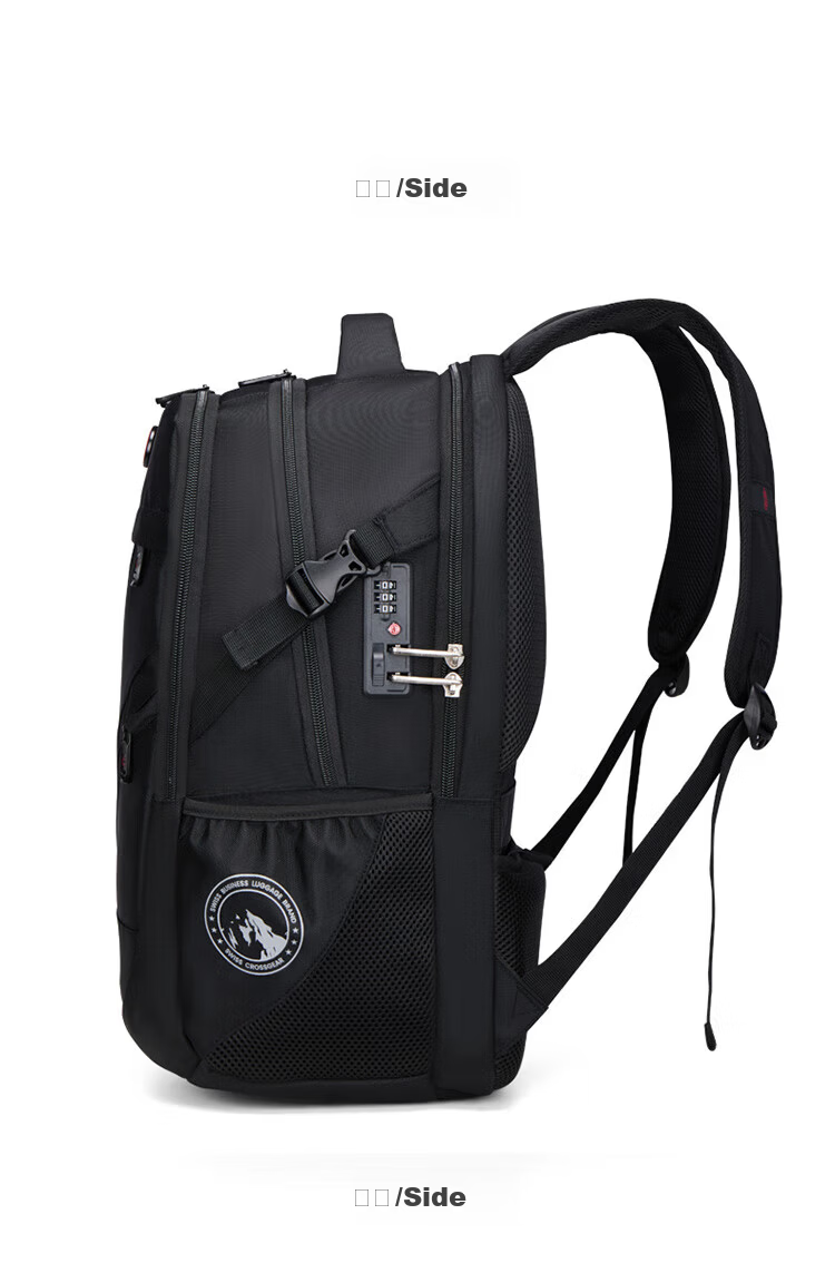 CROSSGEAR Swiss Army Knife Large Capacity Business Travel Backpack for Men 17.3-inch Laptop Bag 15