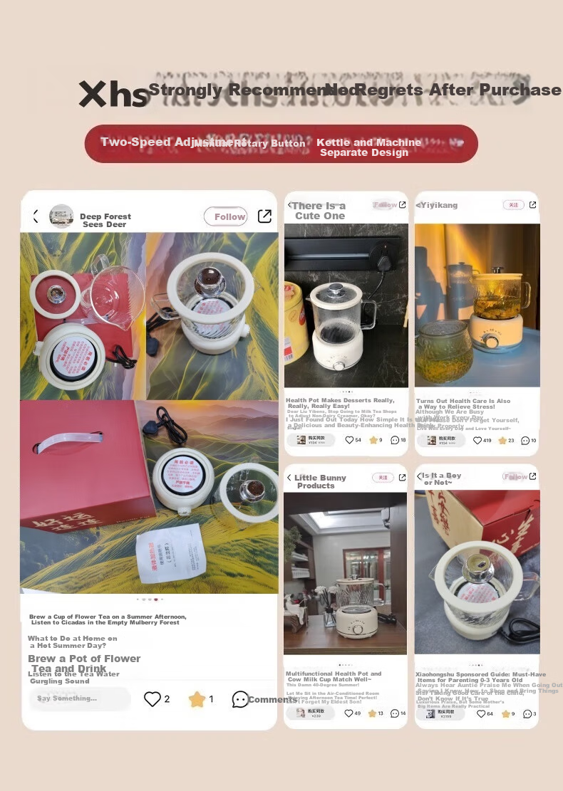 Aishier Practical Health Pot Gift Box Electric Stewing Cup Business Souvenir Gift for Nurses Day and Mother's Day Employee Event Gifts 1
