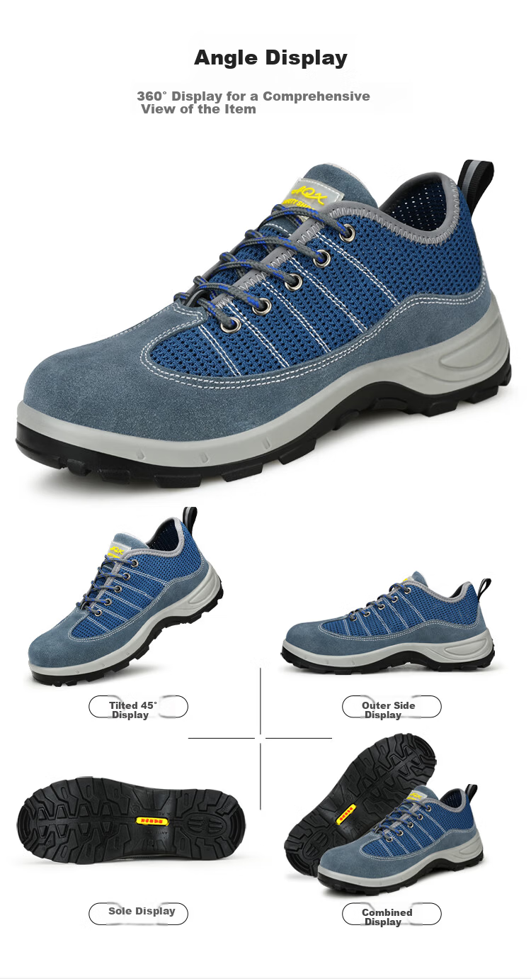 JUNBU Safety Shoes for Men, Breathable, Electrician Insulated, Anti-Smashing, Puncture-Resistant, Lightweight, Wear-Resistant, Construction Site Work Shoes 2156KV Size 43 18
