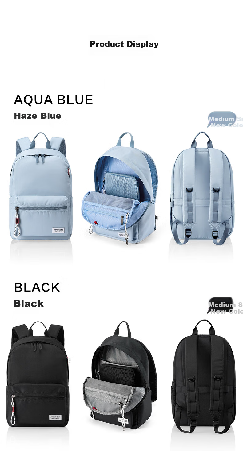 American Tourister Travel Backpack Casual Unisex School Bag High School Student Laptop Bag GT3 Olive Green 12