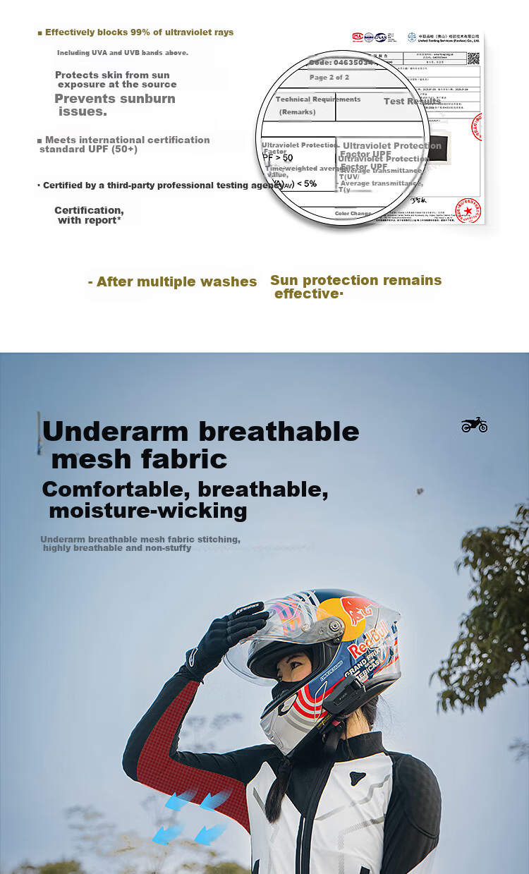 Duhan Wind Rider Motorcycle Riding Armor Jacket Unisex Breathable Quick-Dry Motorbike Riding Gear Anti-Fall CE Protective Gear Four Seasons White 7
