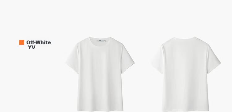HLA Hailan Home Women's Soft Breathable Textured Short Sleeve T-Shirt 6