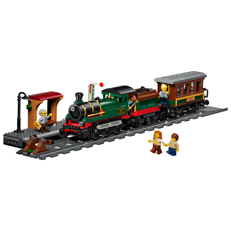 LEGO Building Blocks City Set 60511 Vintage Steam Train Kids Boys Girls Toy Birthday Gift Home Decor