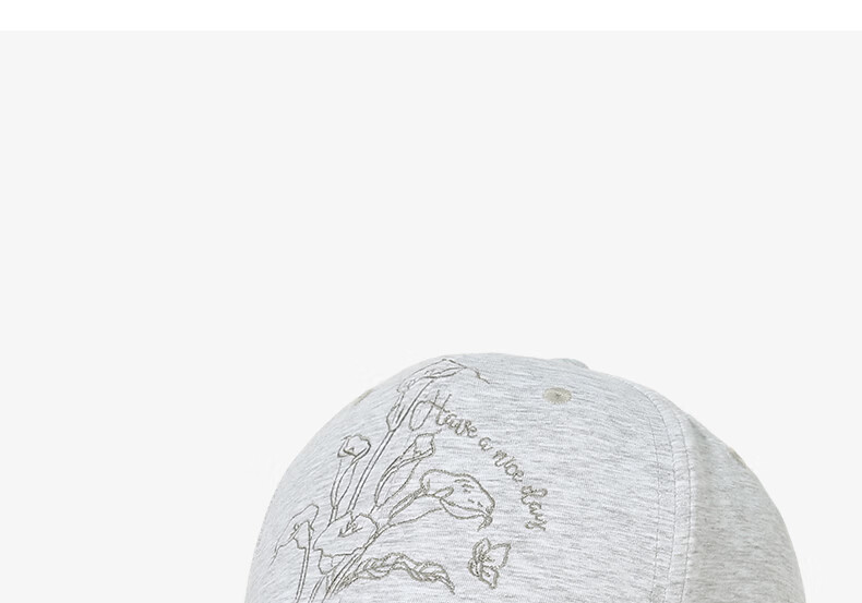 CACUSS Women's Embroidered Baseball Cap Spring Summer Breathable Hard Top Duckbill Hat Face Slimming Sun Hat Milk Tea Brown 18