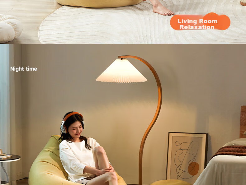 LUCKYSAC Snowflake Fleece Lazy Sofa Bean Bag Small Sofa for Living Room Bedroom Balcony Casual Style 85*105cm Blue 14