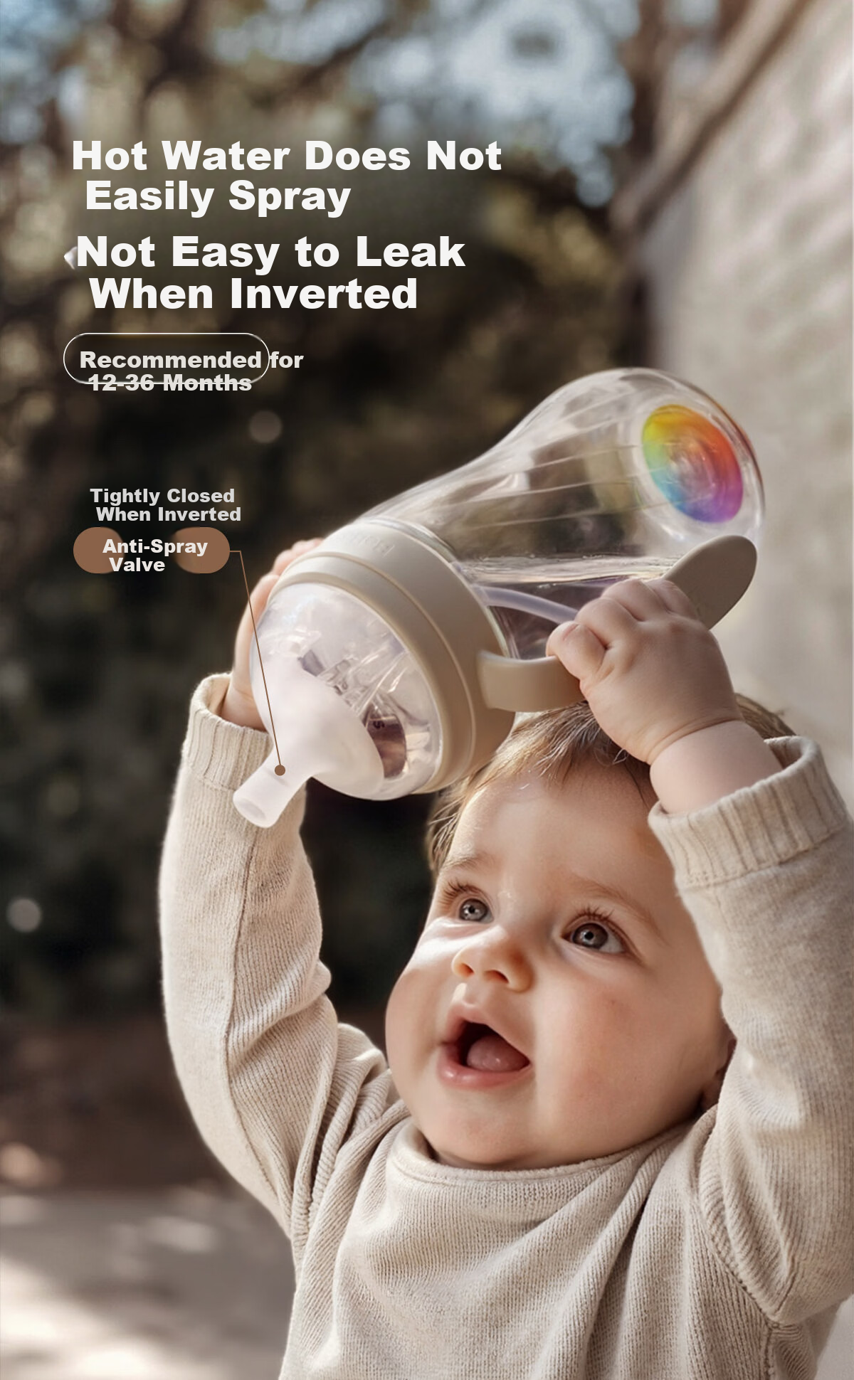 Bebebus Diamond Baby Duckbill Cup 6+ Months Training Drinking Cup Anti-Choke Gravity Ball Straw Water Bottle 280ml 14