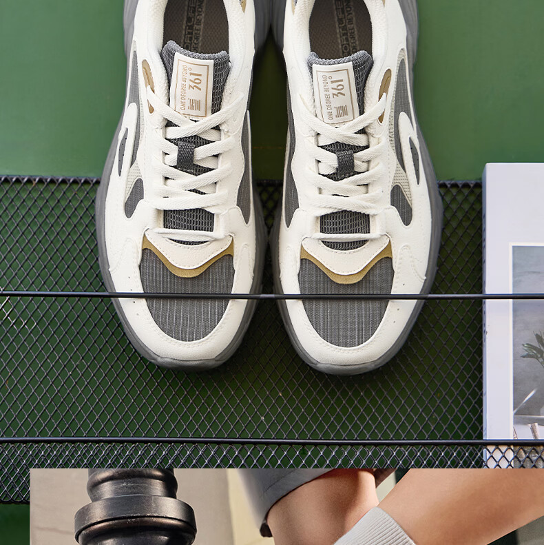 361° Men's Sports Shoes Spring Summer New Walnut Retro Casual Thick Sole Commuter Dad Sneakers 672626773-4 19