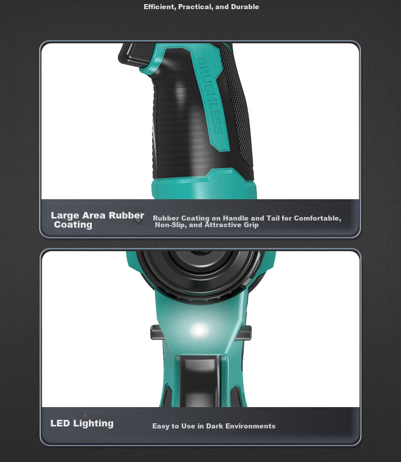 Dayi Brushless Electric Screwdriver Q3 Cordless Drill 16V Lithium Battery Compact Power Drill 3305SEA-1S 16