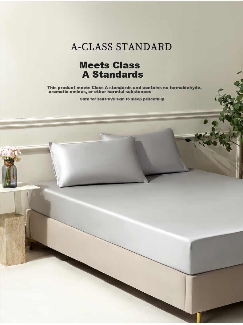 CROWN Pillowcase 48x74cm Pair Home Use 60-Count Tencel Lyocell Washed Pillowcase Gift Box Set 6