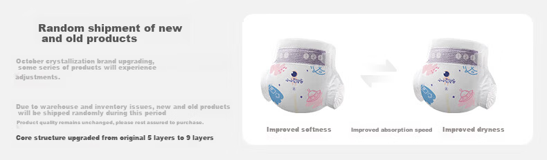 October Crystals All-Protect Newborn Adventurer Baby Diapers Ultra Soft XXL 114pcs with Free 4-Piece Care Set 1