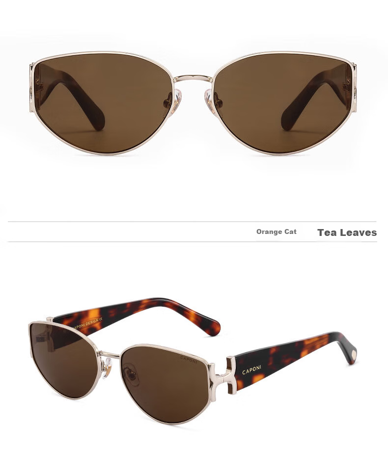 Jiaboli Vintage Style Cat Eye Sunglasses for Women 2025 New Nylon UV Protection Sun Glasses High-End Travel Outdoor 14