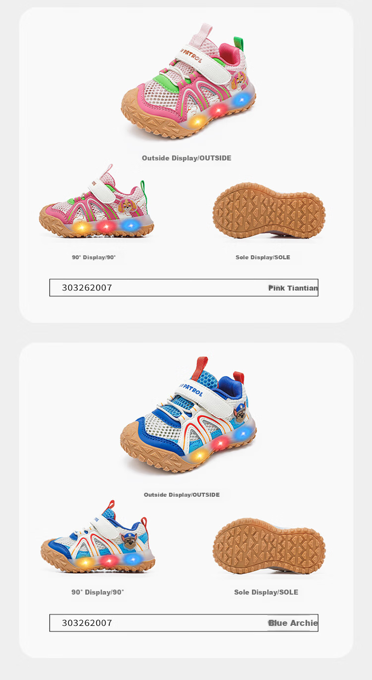 PAW PATROL Mesh Breathable Casual Shoes Soft Sole Versatile 2026 Summer New Kids Boys Girls Velcro Sports Sandals 15