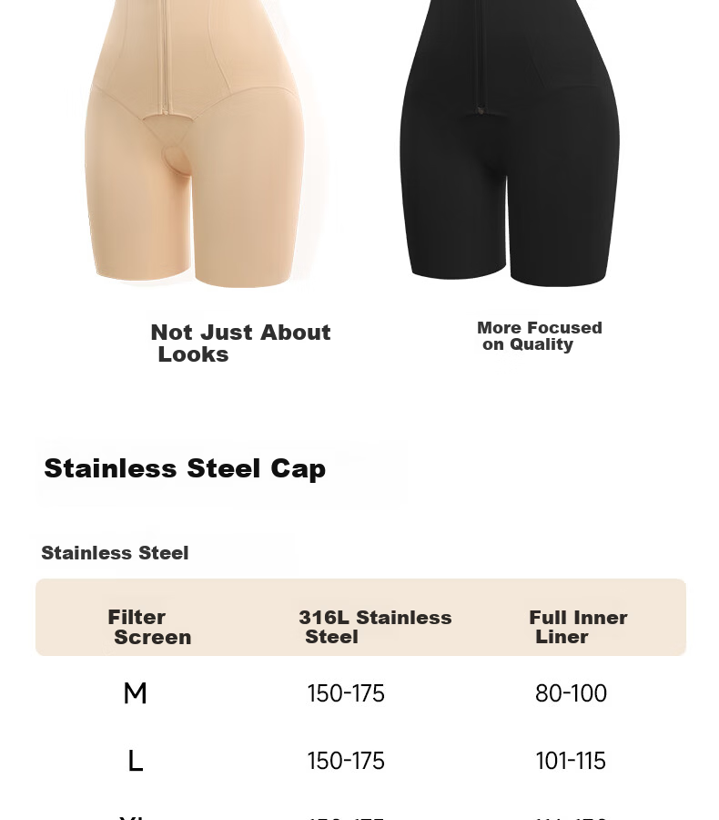 GRACEWELL Women's Shapewear Bodysuit Tummy Control Waist Cincher Butt Lifter Bra-Free Body Shaping Underwear Nude L 25