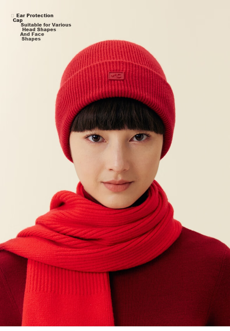 Bananain Red Project 501C Unisex Thermal Hat, Touchscreen Gloves, Neck Warmer, Scarf Autumn Winter Gift Box 12