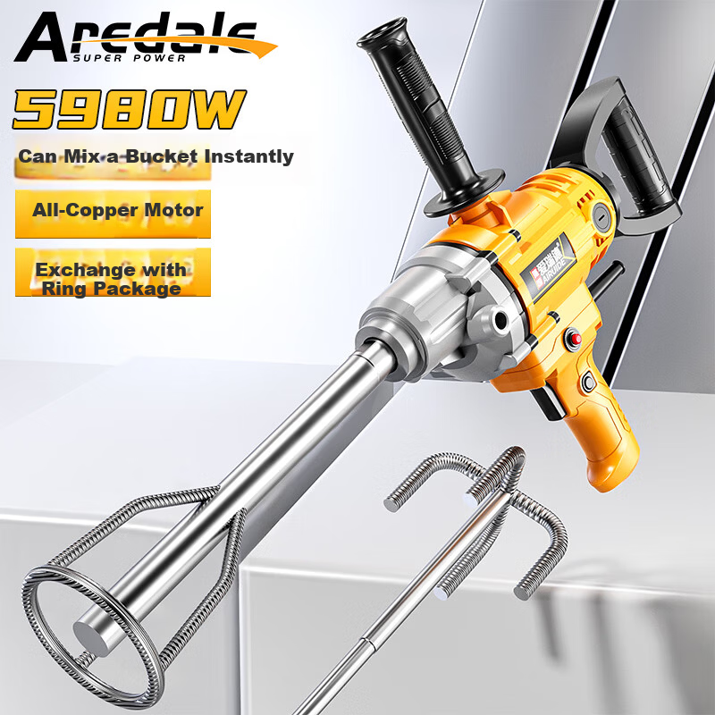 Aired Diamond Drill Mixer Putty Powder Paint Electric Cement Mortar Plastering Machine Power Tool
