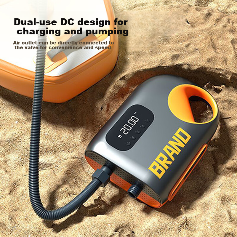 Jiweixi High-Pressure Electric Air Pump for SUP Paddle Board Camping Surfboard Kayak Inflatable Boat Raft