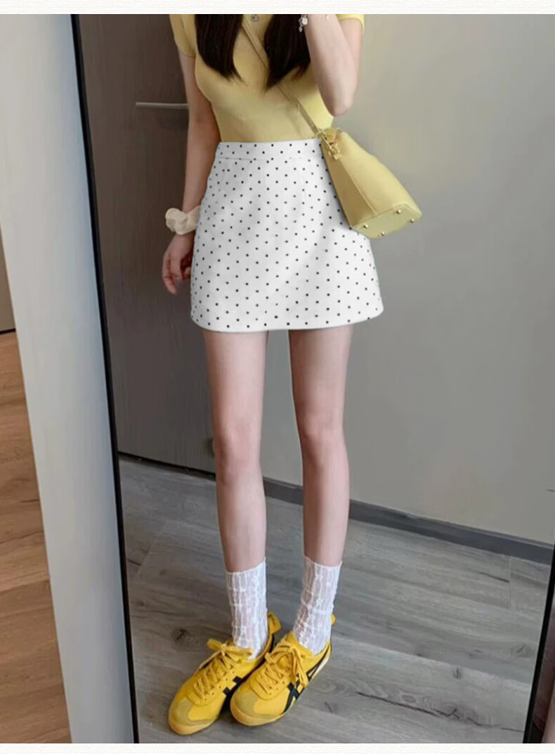 Borui Polka Dot Women's Skirt 2026 New Summer A-Line Sexy Bodycon Blazer Skirt Slim Fit Short Skirt 14
