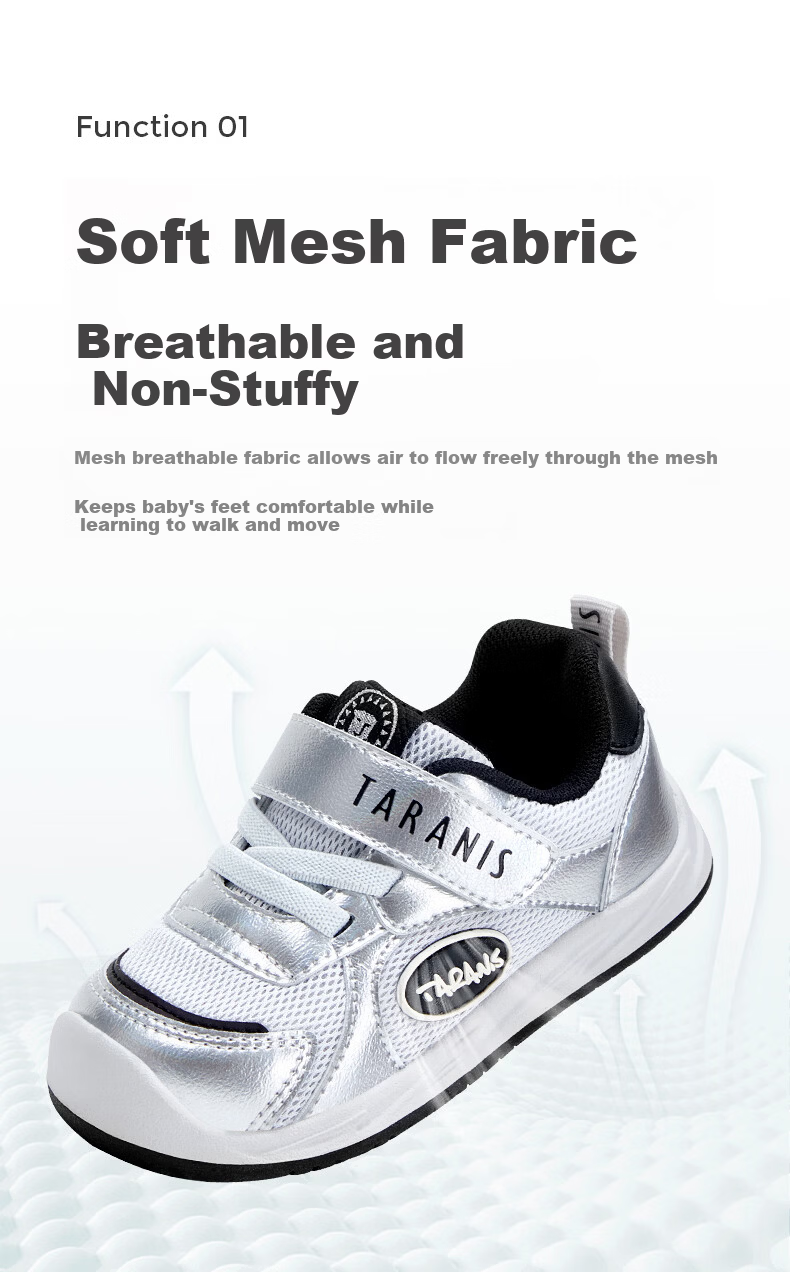 TARANIS Spring Baby Walking Shoes Anti-Kick Non-Slip Wear-Resistant Boys and Girls Infant Functional Shoes Pink Size 22 1