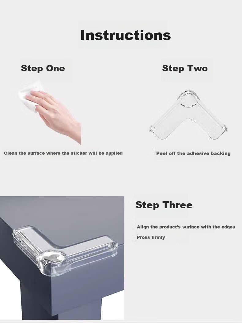 Xinuo Broken Bridge Aluminum Window Anti-Collision Corner Airbag Protector Inner Opening Window Right Angle Transparent Sharp Corner Protective Cover Anti-Bump 11