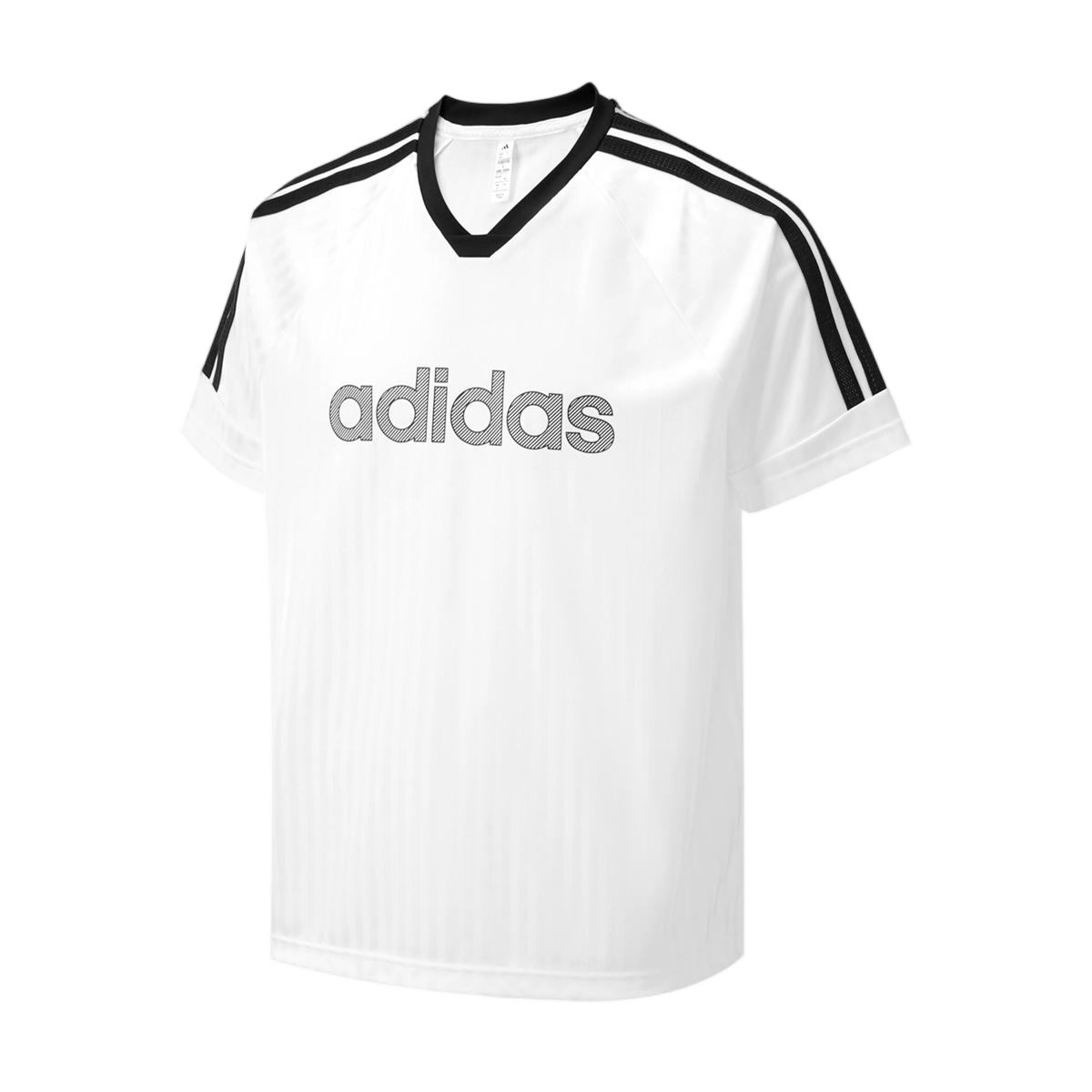 Adidas Men's Summer Loose Fit Quick-Dry V-Neck Football Sports T-Shirt KY2141 XL