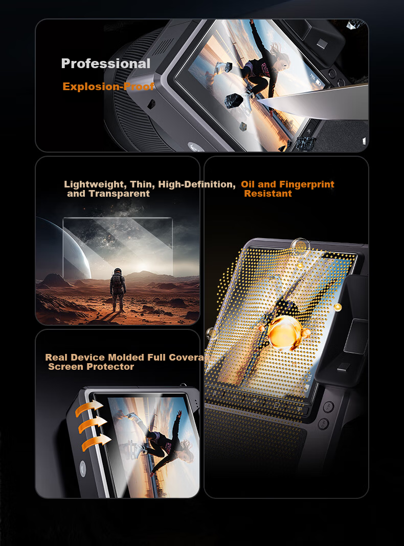 Llano Camera Tempered Glass Screen Protector for Hasselblad X1D II 50C, Scratch-Resistant Protective Film, Single Pack 2