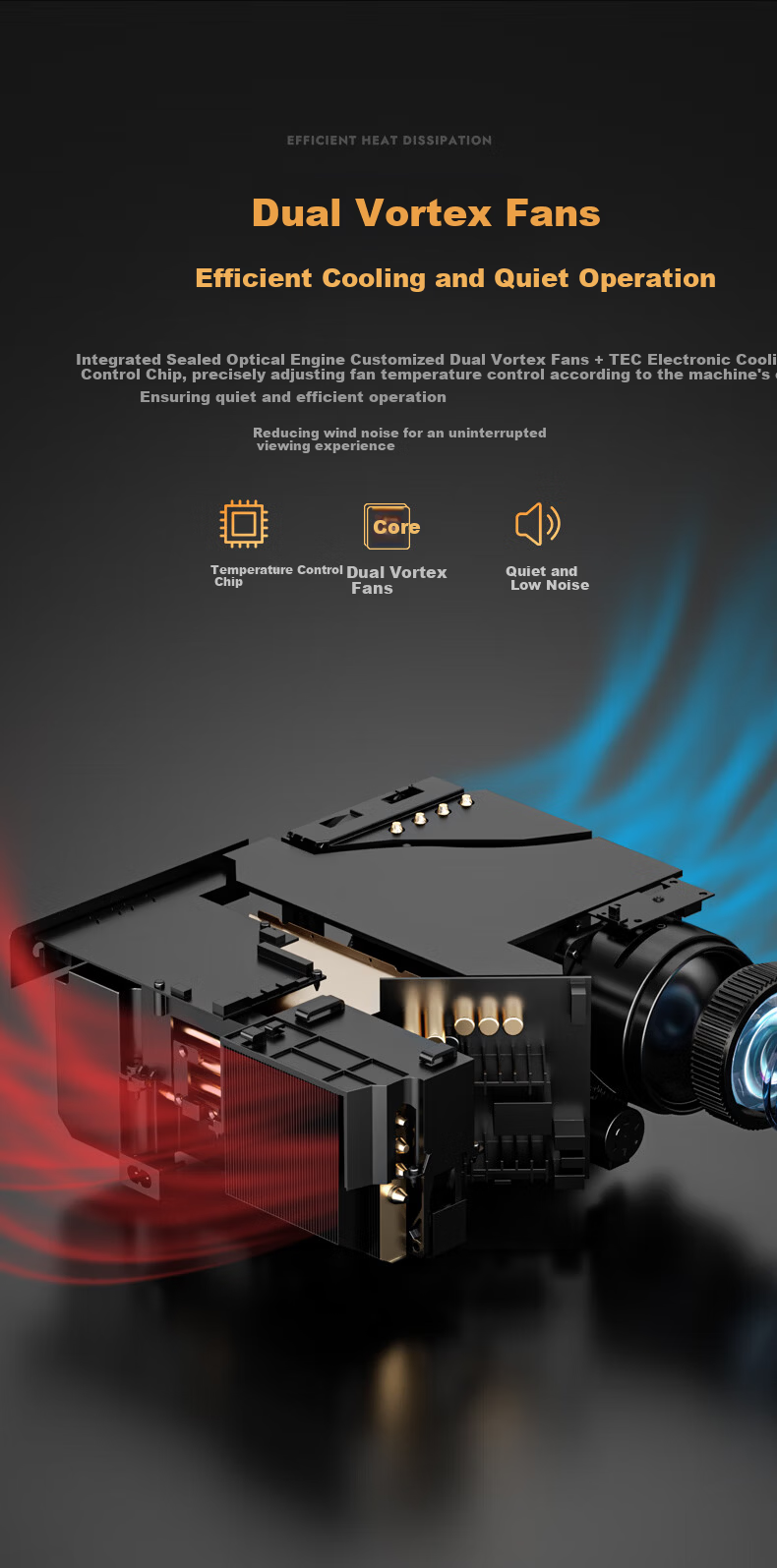 LeshiTV X218 Projector for Home Use, Home Theater TV, Bedroom Gimbal Phone Gaming Projector (Fully Automatic Focus, Auto Keystone Correction, True 1080P Ultra HD) 18