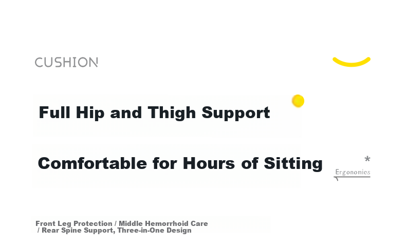 Zhiguozhe Office Seat Cushion Memory Foam Soft Pad for Long Sitting, Student Classroom Chair Cushion 10