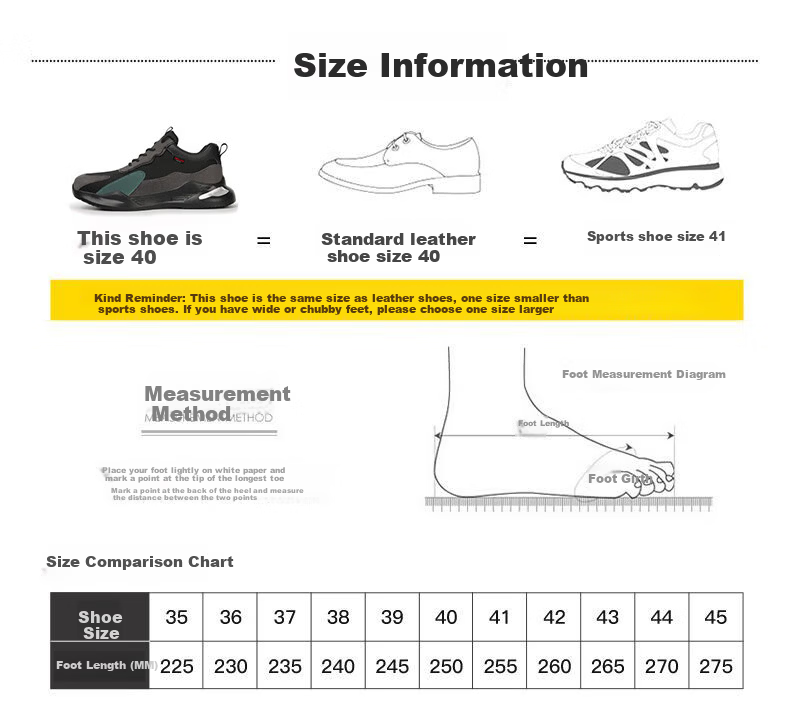 DELIXI ELECTRIC Men's Safety Shoes Cow Suede Steel Toe Anti-Smash Puncture Resistant Lightweight Slip-Resistant Durable Breathable Comfortable Work Safety Shoes 14