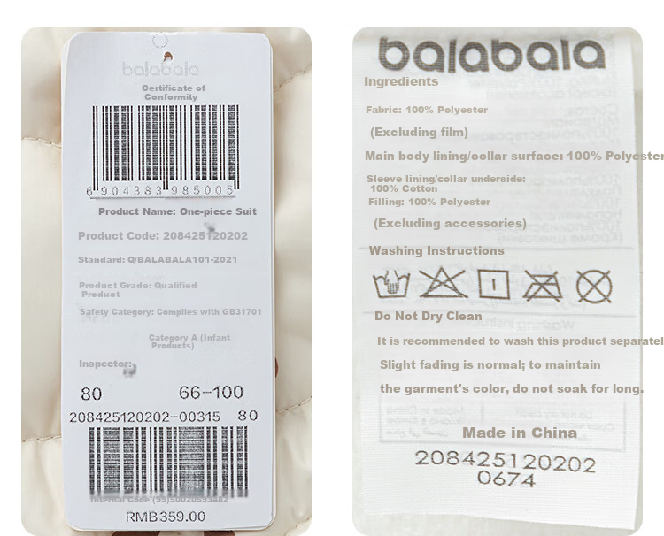 BALABALA Baby Winter Fleece Lined Thickened Romper Jumpsuit for Boys and Girls Toddler Infant Kids 20
