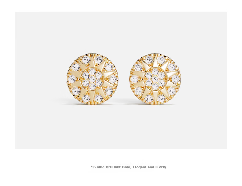 APM Monaco Soleil Necklace + Earrings, High-End Gift Set for Women, Girlfriends, Wives, Birthday Present 6