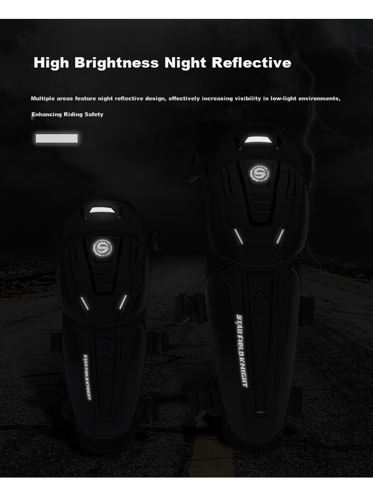 STAR FIELD KNIGHT Motorcycle Protective Gear Knee and Elbow Guards CE Level Four-Season Riding Four-Piece Set Motorbike Travel Anti-Fall Protection Equipment 8