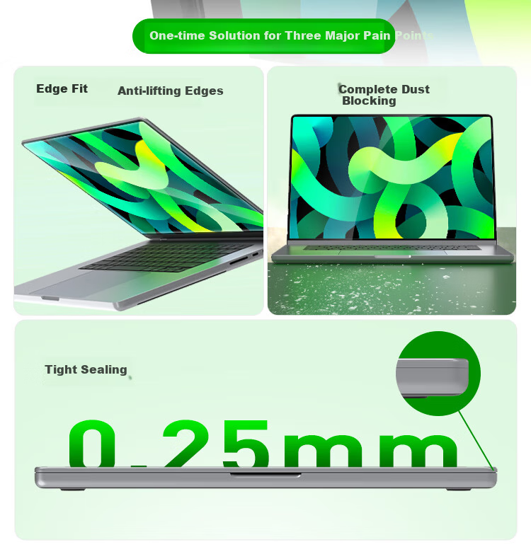 Baoshijing MacBook Air Screen Protector Anti-Blue Light Eye Protection Film for Apple Laptop M5/M4 13.6-inch 2026/25/24 Models Anti-Glare Accessory 11
