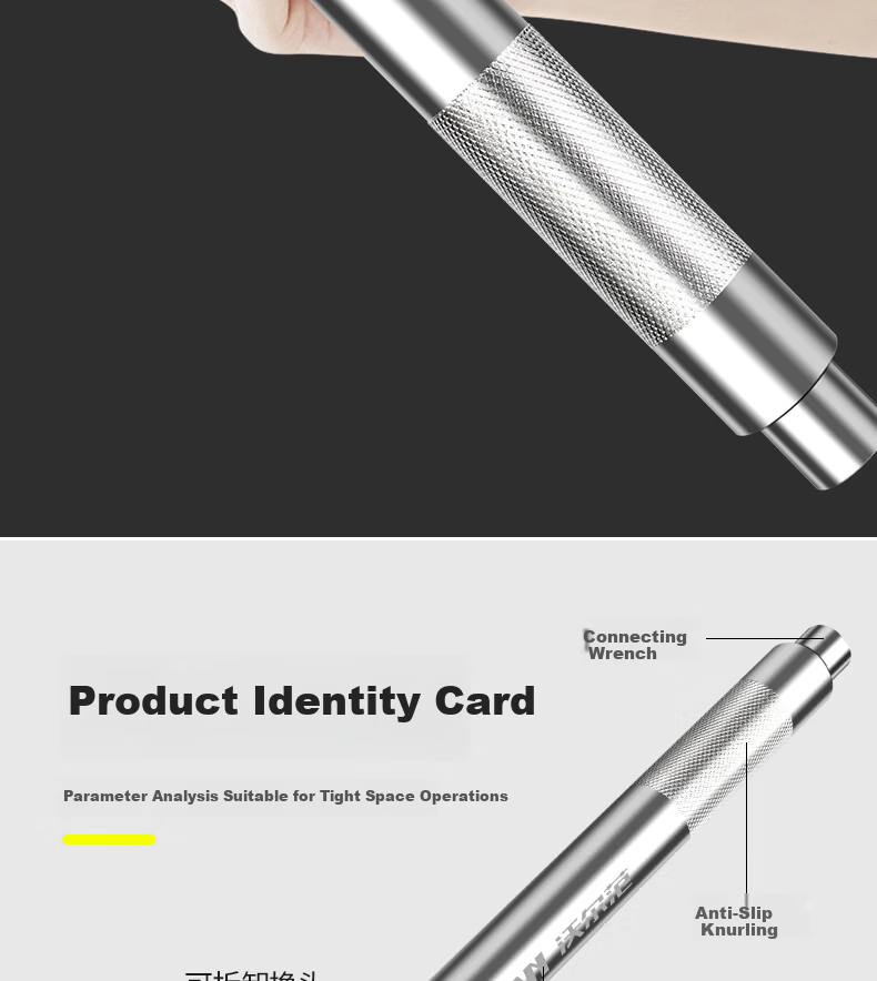 Wolvan 3-in-1 Ratchet Wrench 72-Tooth Industrial Grade 1/2" Dual-Direction Quick Wrench with Extended Handle Labor-Saving 12