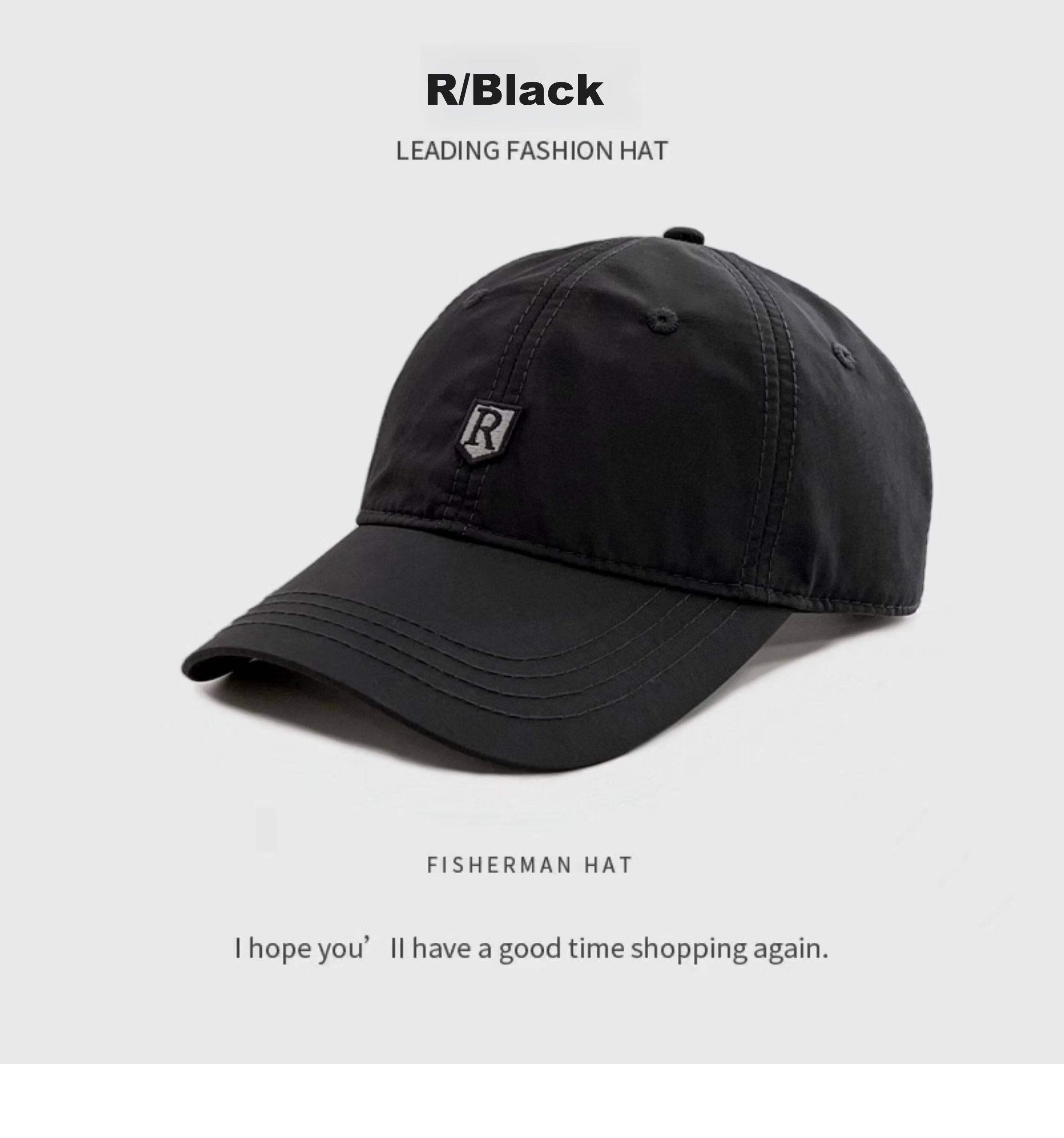 Jingtang Jingpin Men's Spring Summer Outdoor Quick-Dry Mountaineering Baseball Cap Windproof Running Sun Protection Casual Autumn Hat 11