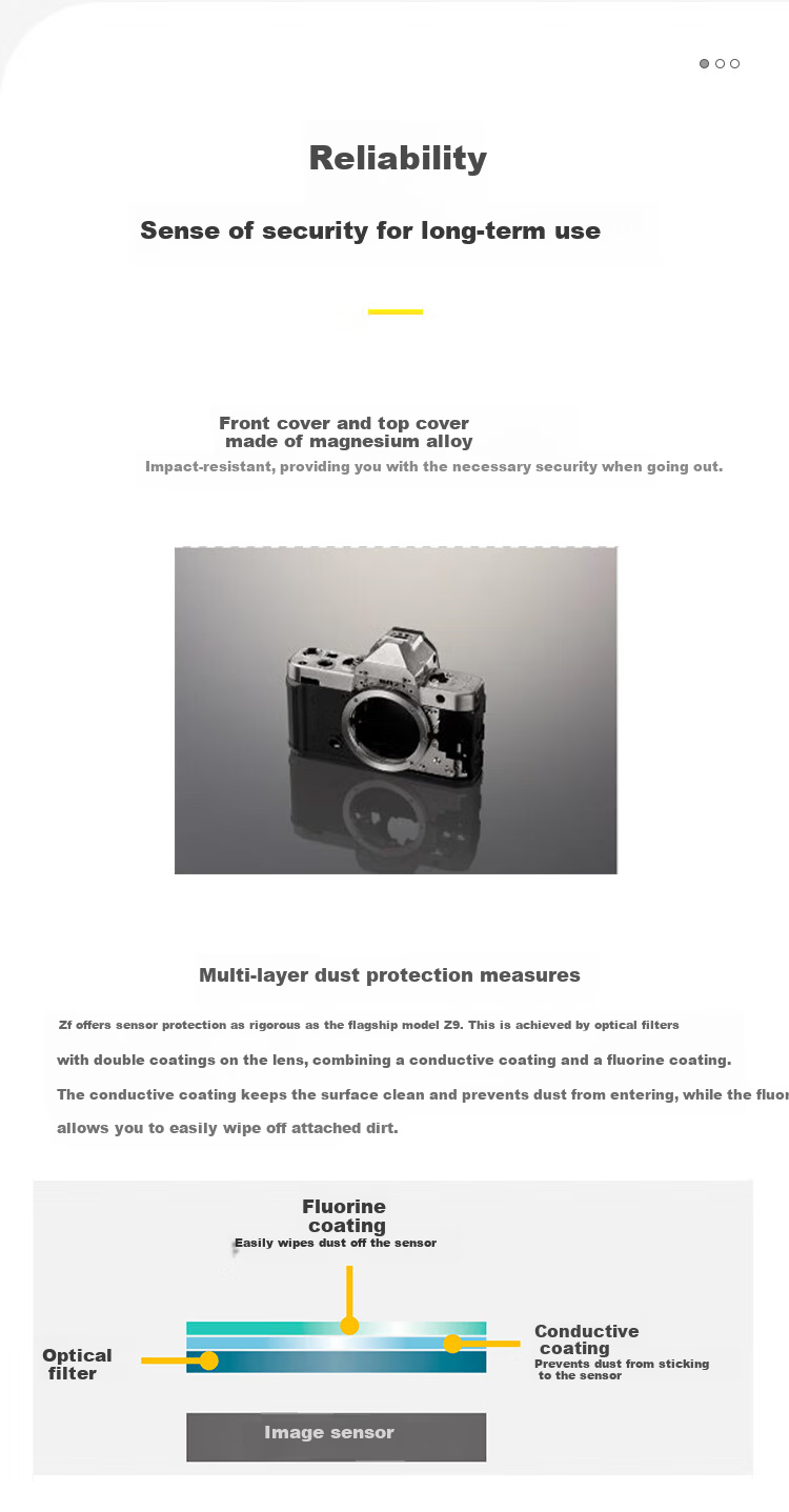 Nikon Zf 24-70mm f/4 S Full-Frame Retro Mirrorless Camera Kit Silver Body Nikon Original High-Speed Continuous Shooting 11