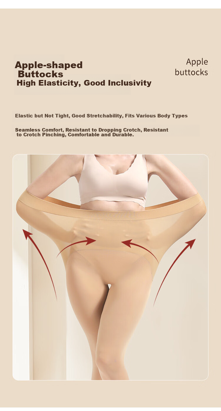 Afandi【Extra Large Wide Body】Women's Leggings Tights Spring New Plus Size Apple Hip High Elastic Velvet Spring Autumn Pantyhose 9
