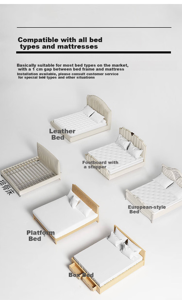 MUJI Anti-Fall Mosquito Net Class A Canopy with Bottom Skirt and Fence for Baby and Children, Home Use Three-Door 1.8x2m Bed Coconut White 11